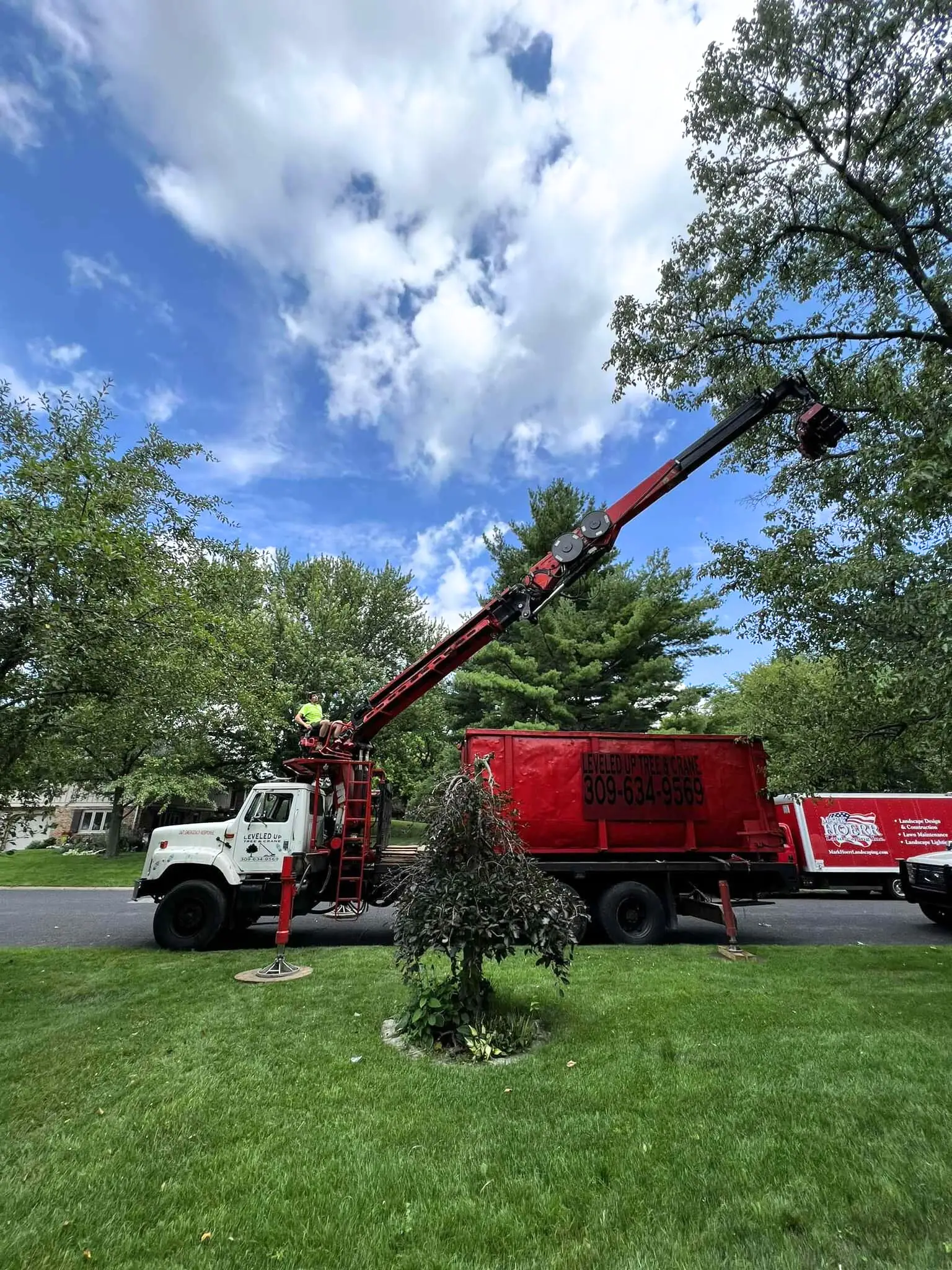 Emergency Tree Service Protected Cindy’s Home in Central Illinois | Leveled Up Tree & Crane Case Study